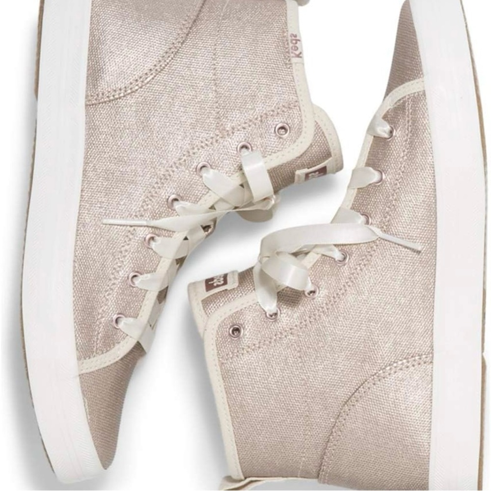 Keds Brushed Metallic Hi-Top Sneakers